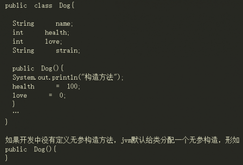 java构造方法有哪两种类型2